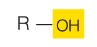 end of alcohols, consist of OH which gives molecule polarity