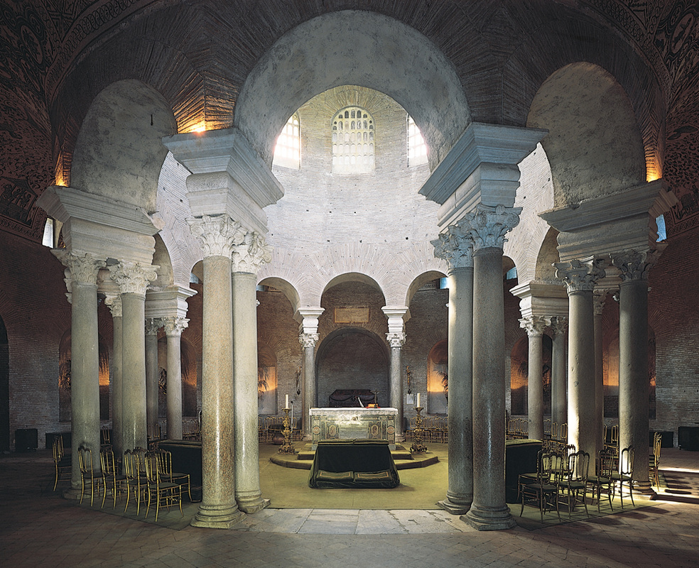 <p>Interior of Santa Costanza</p>