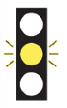 <p>Flashing Yellow Light </p>
