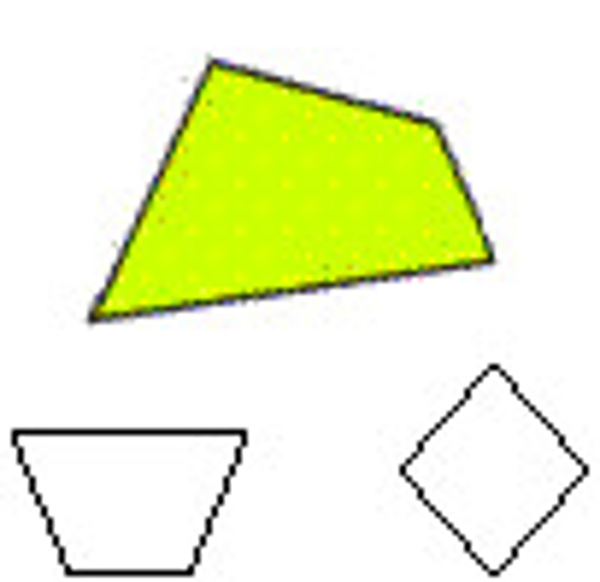 <p>Figure having four angles and four sides.</p>