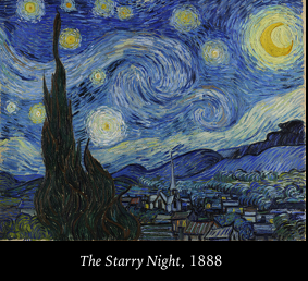 <p>What "ism"" was Van Gogh's painting, The Starry Night, an example of?</p>