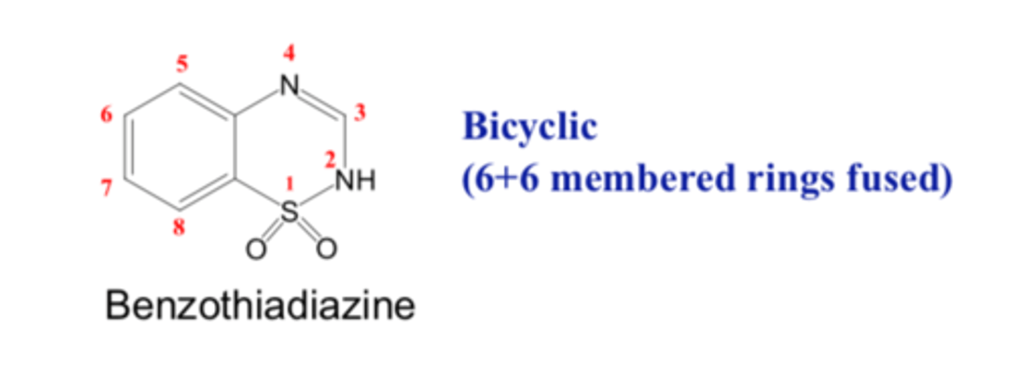 <p>- bicyclic</p>