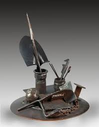 <p>Melvin Edwards (*1937) Tambo, 1993, welded steel, Smithsonian American Art Museum, Washington, D.C.</p>