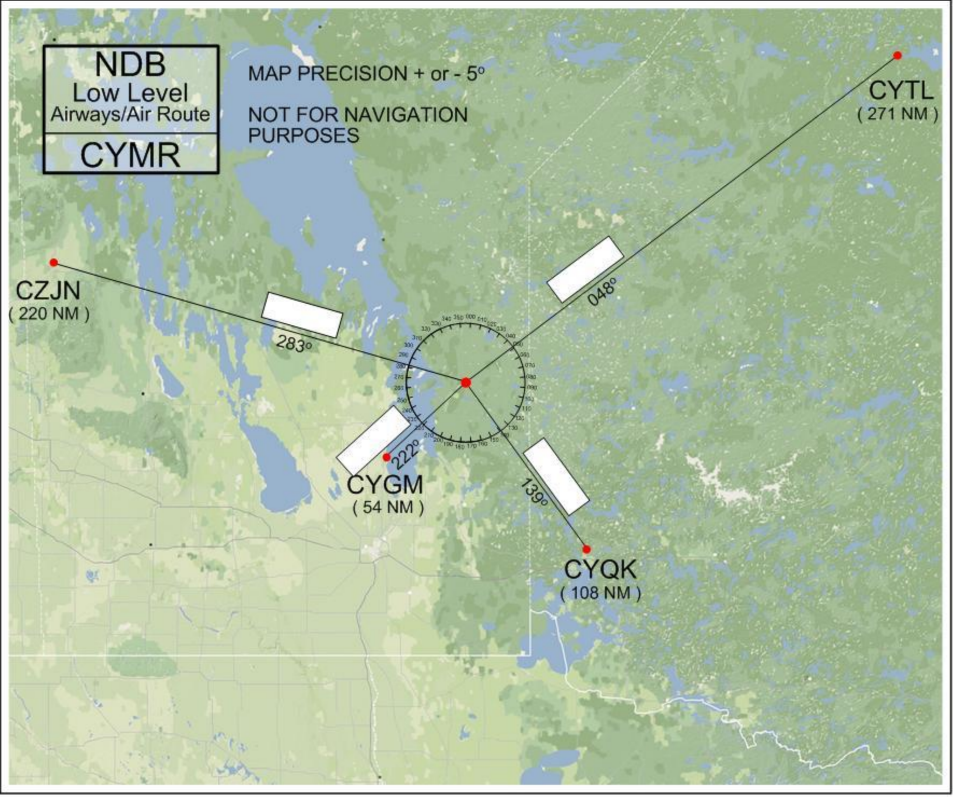 <p>Label all routes from the low level NDB chart</p>