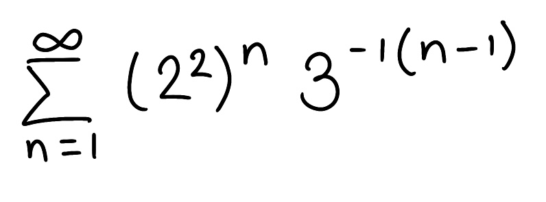 <p>Determine if the series is convergent or divergent. If the series converges, find its sum (if it’s a geometric or telescoping series)</p>