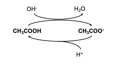 <p><span>Solutions containing a <em>weak acid </em>and its <em>conjugated base</em> are capable of resisting changes in pH upon addition of small amount of acid or base</span></p>