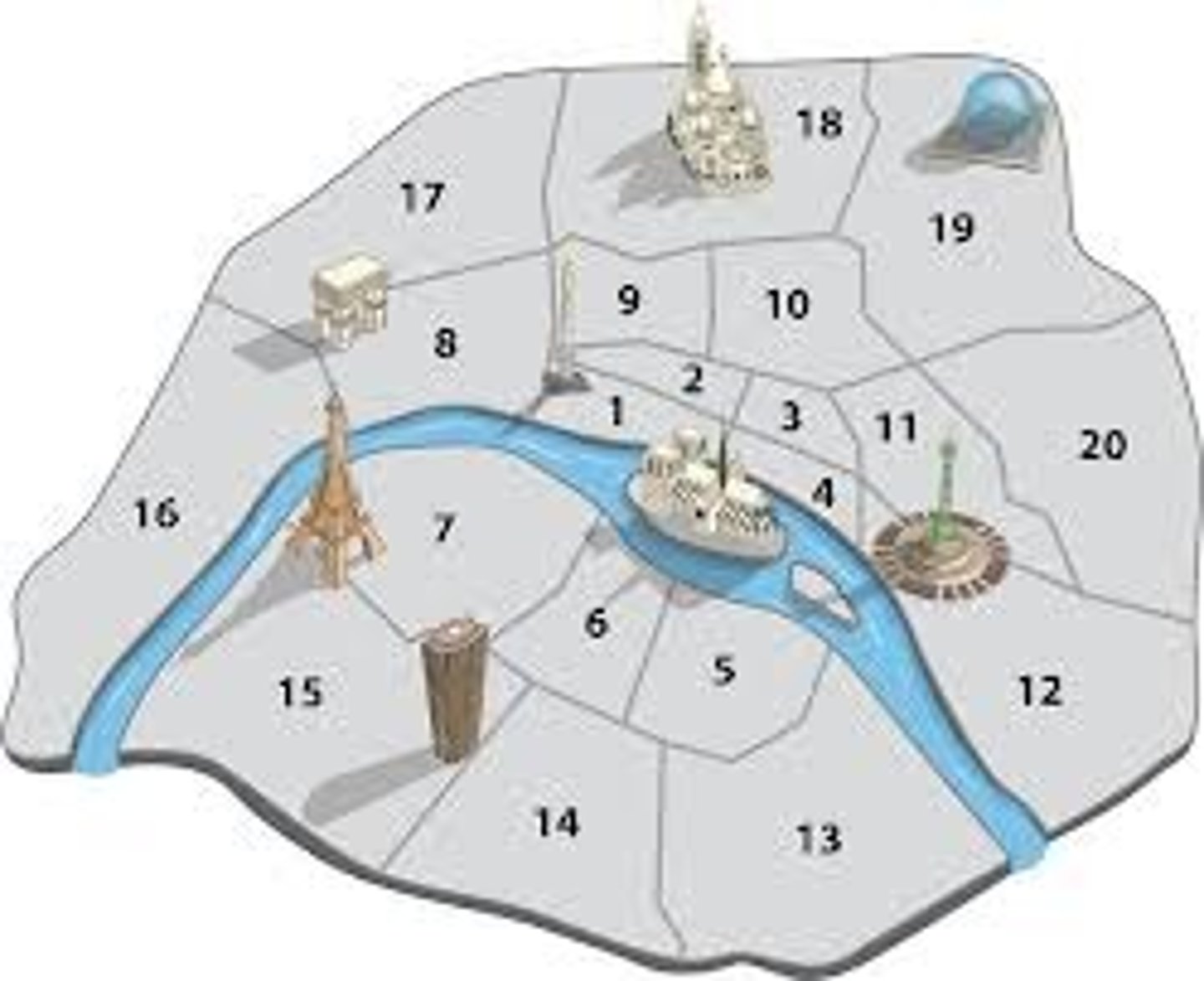 <p>district de Paris</p>