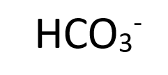 <p>(HCO3)^-</p>