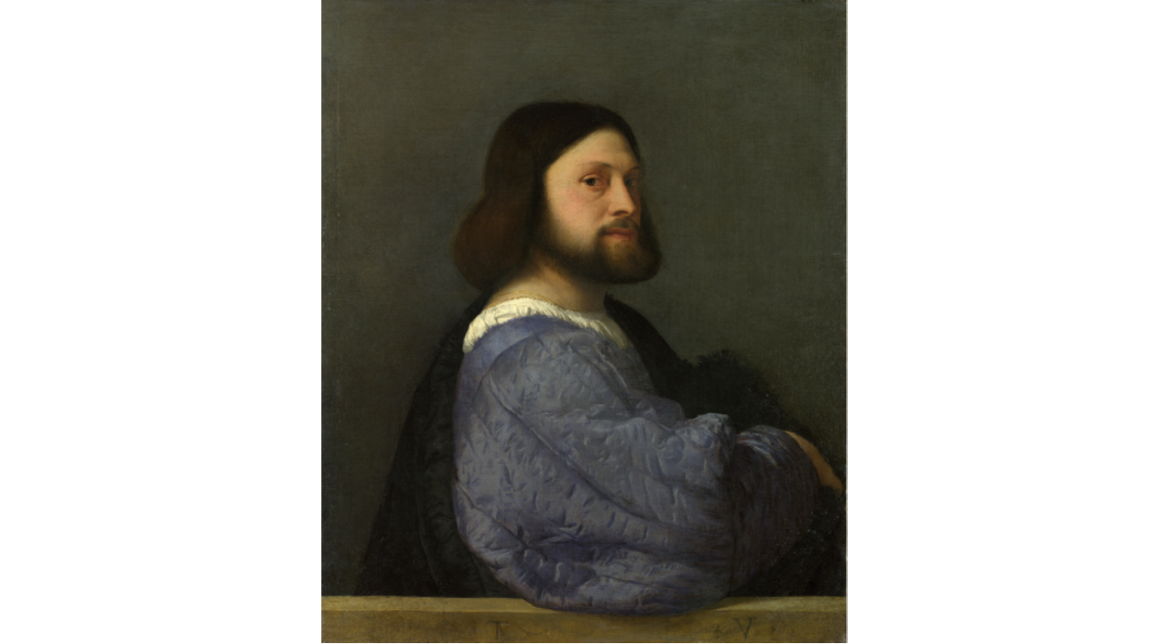 Portrait of a Man with a Quilted Sleeve, 1510. Titian