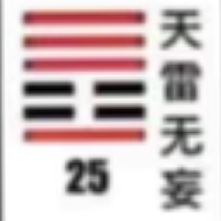 <p><strong>天雷无妄(无妄卦)</strong></p>