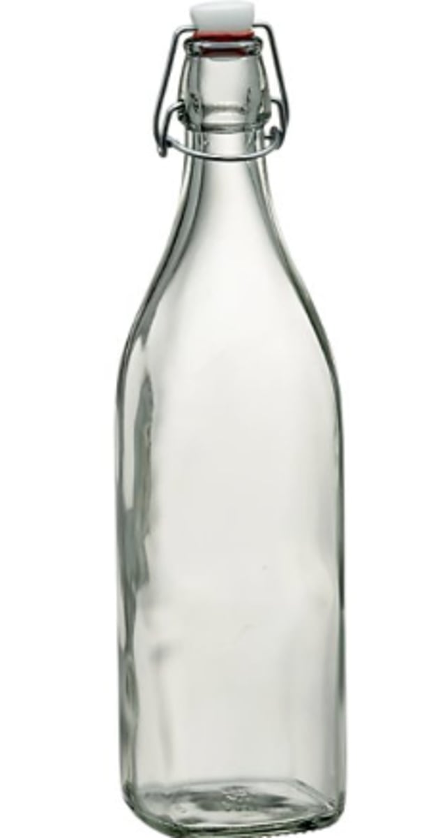 <p>er is maar één fles</p>