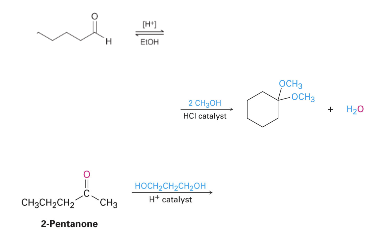 <p><strong>Problems&nbsp;</strong></p><p>Draw the missing reactant or product for the following reactions:</p>