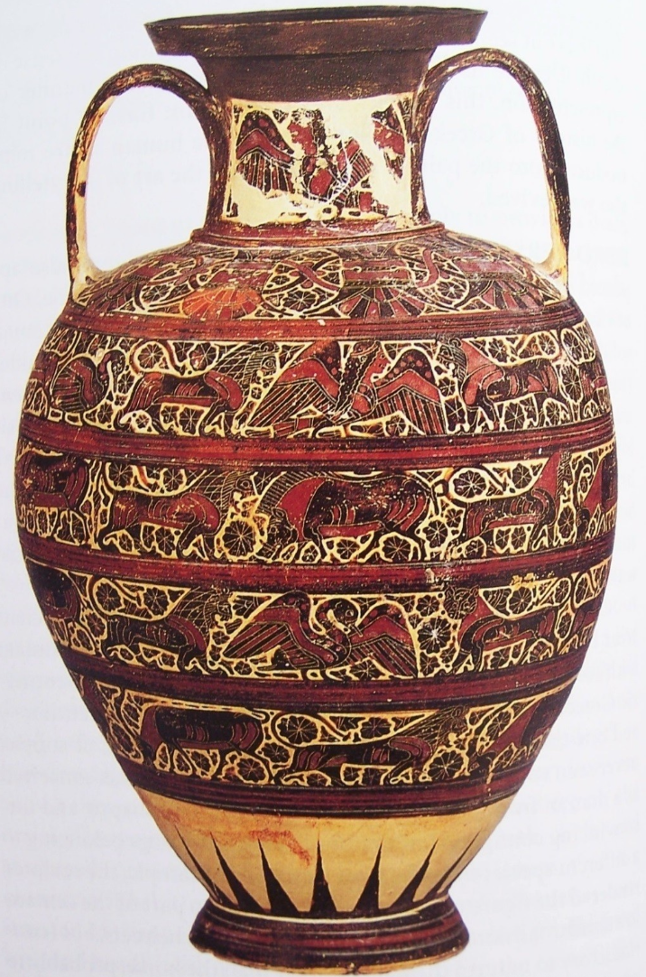 <p>Corinthian Black-Figure Amphora</p>