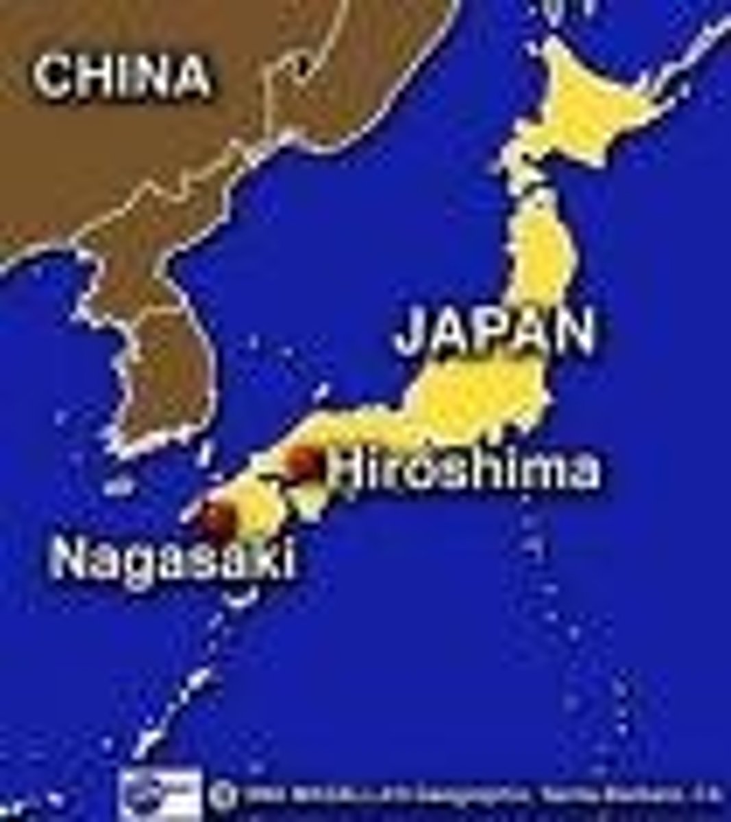 <p>Japanese city in which the second atomic bomb was dropped (August 9, 1945) making Japan surrender. Fat Man was the nickname for the bomb.</p>