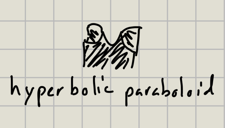 <p>hyperbolic paraboloid</p>