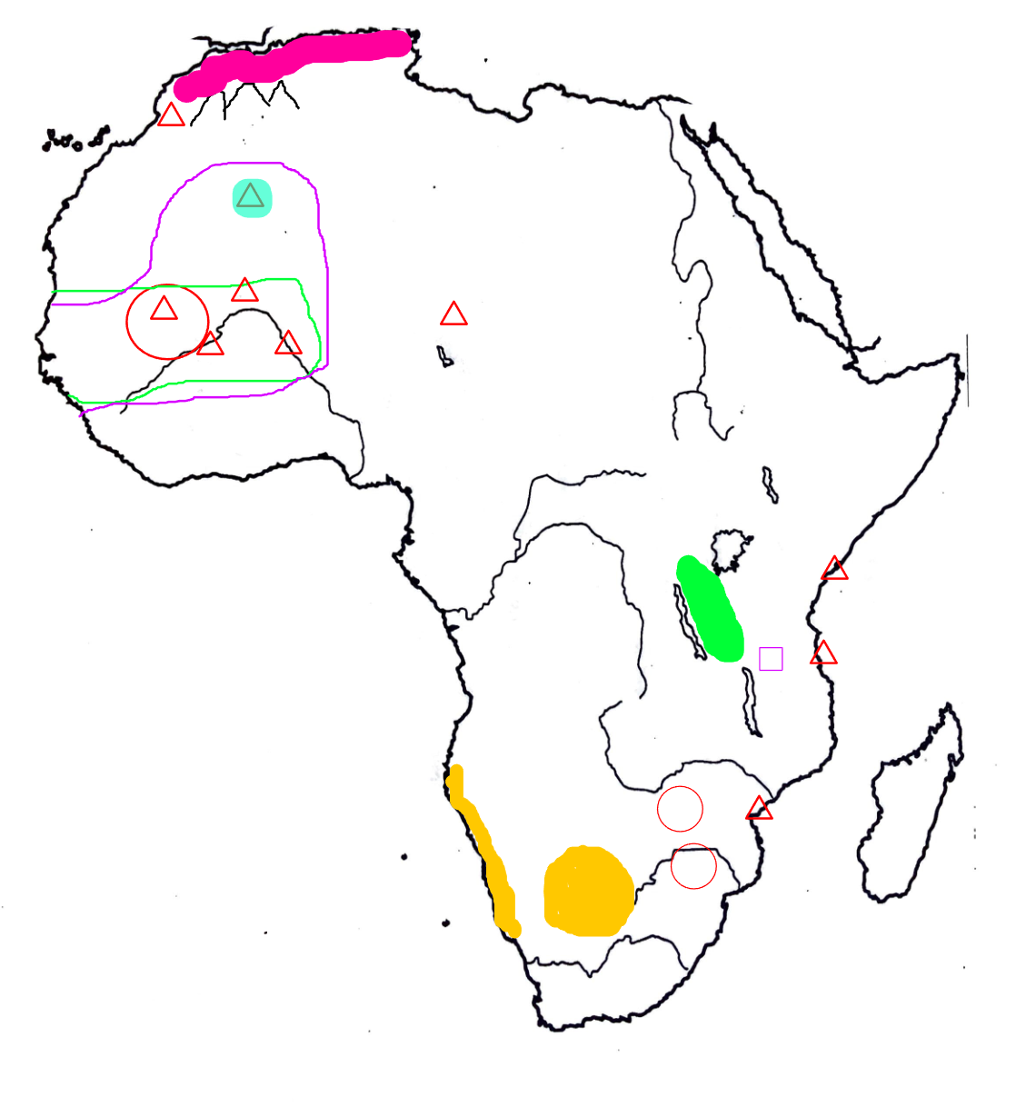 <p>That city right in the top &quot;hump&quot; of Songhai, or the fat L</p>