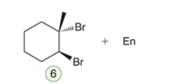 <p>Anti Br on least and most substituted carbon</p>