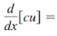 <p>constant multiple rule</p>
