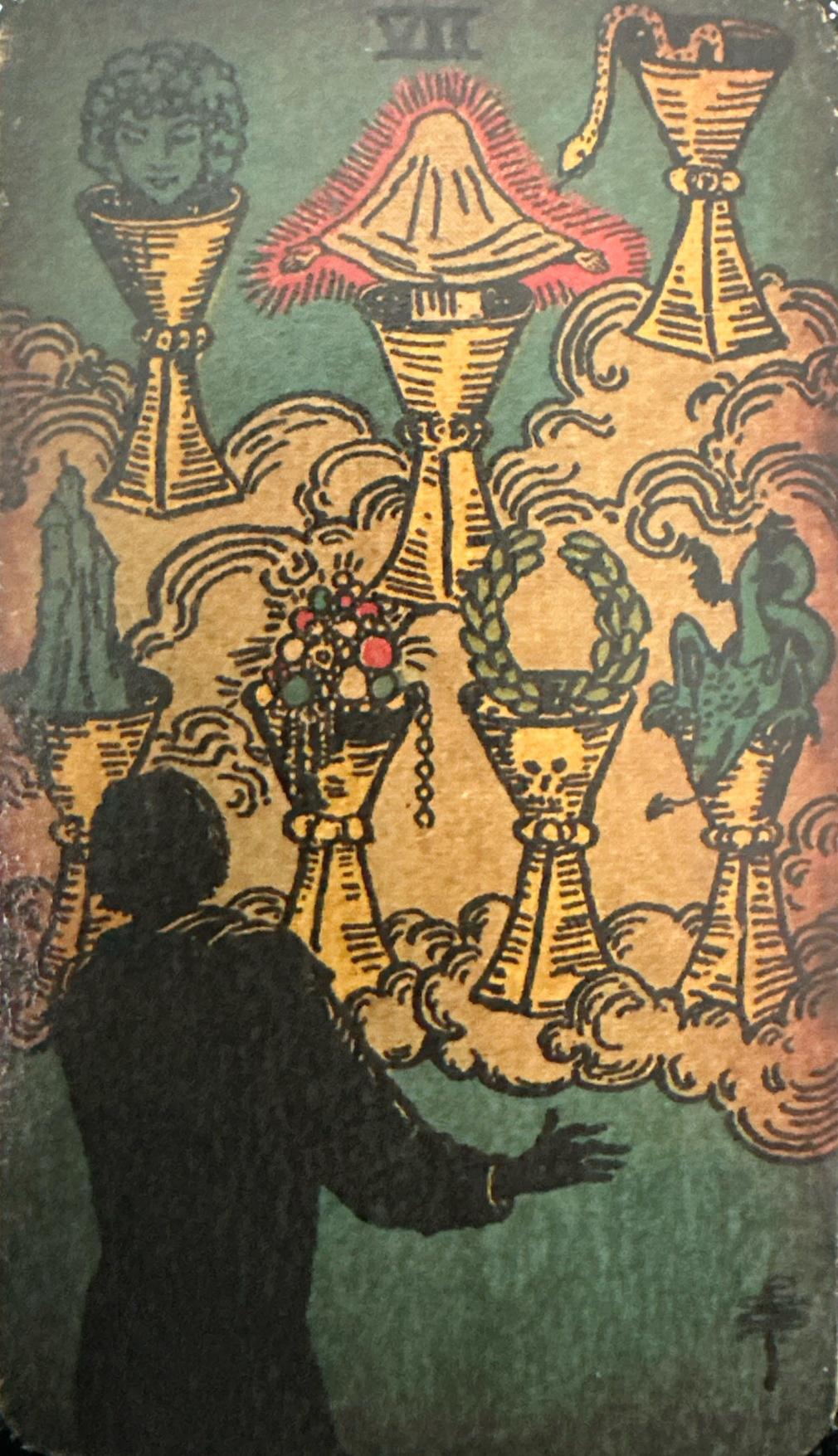 <p>VII - Seven of Cups</p>