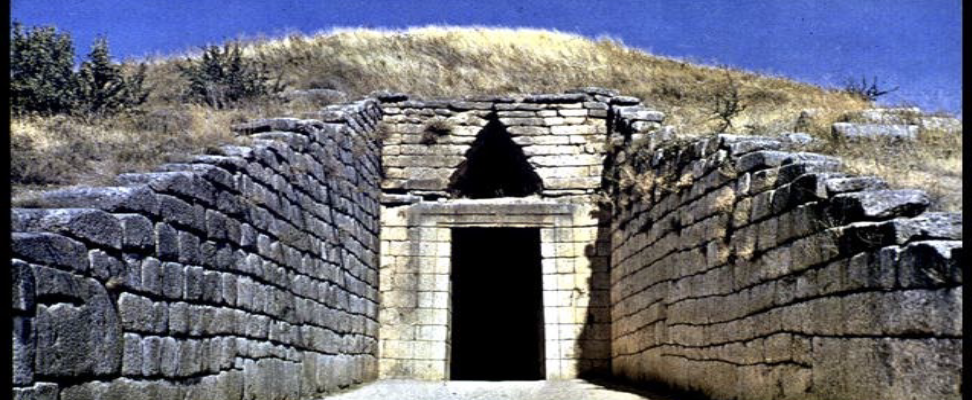 <p><span style="background-color: transparent; font-family: "EB Garamond", serif;"><span> Elaborate structure that testifies to the wealth of the Mycenaean community, and their honering of fallen chiefdoms. </span></span></p>