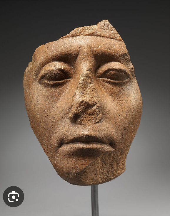 <p>Statue fragments of Senwosret III</p>