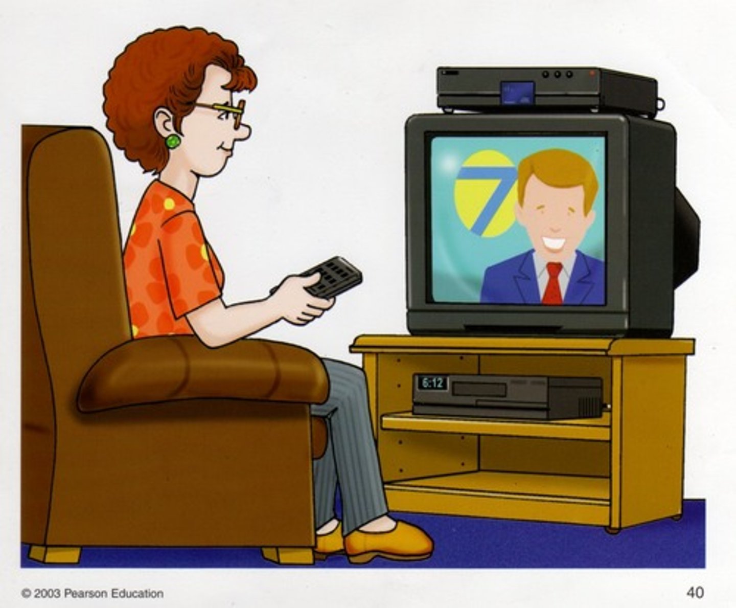 <p>trên TV</p>