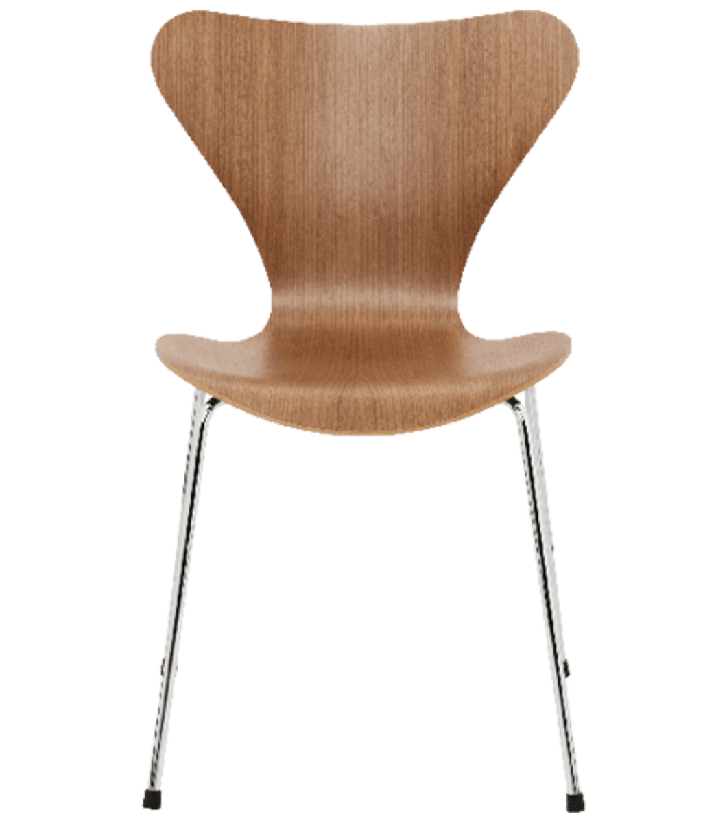 <p>Material: 9-layer pressure molded veneer, chrome steel legs</p><p>Dimensions:</p><p>20" x 20.5" x 31.7"</p><p>SH: 18.1"</p>