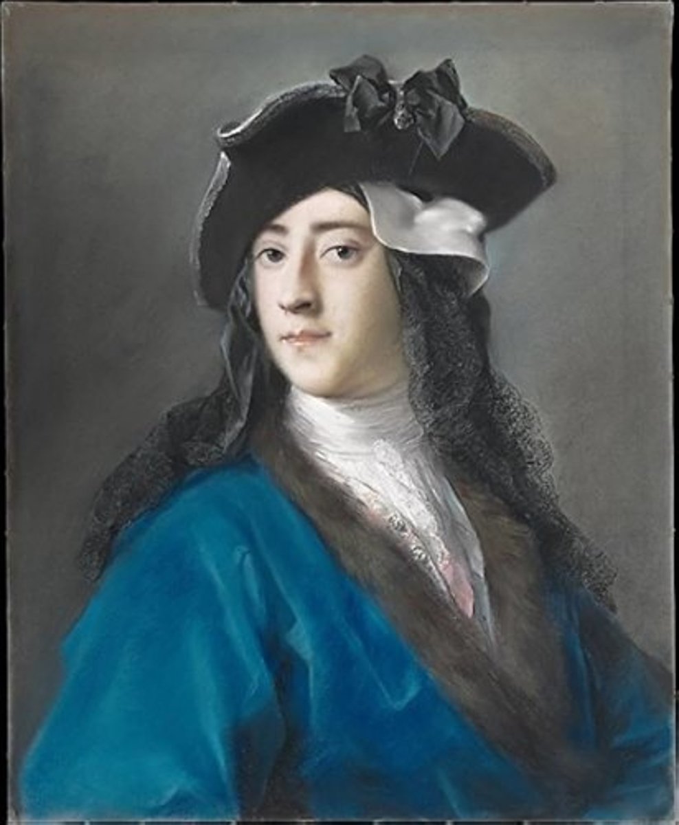 <p>Stosowanie rozcierania krawędzi do miękkich konturów, ale nie do mieszania barw</p><p>Mistrzyni, która wzniosła pastele na nowy poziom - Rosalba Carriera</p>