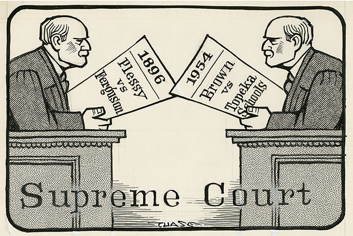 <p><strong>Plessy V. Ferguson 1896</strong></p>