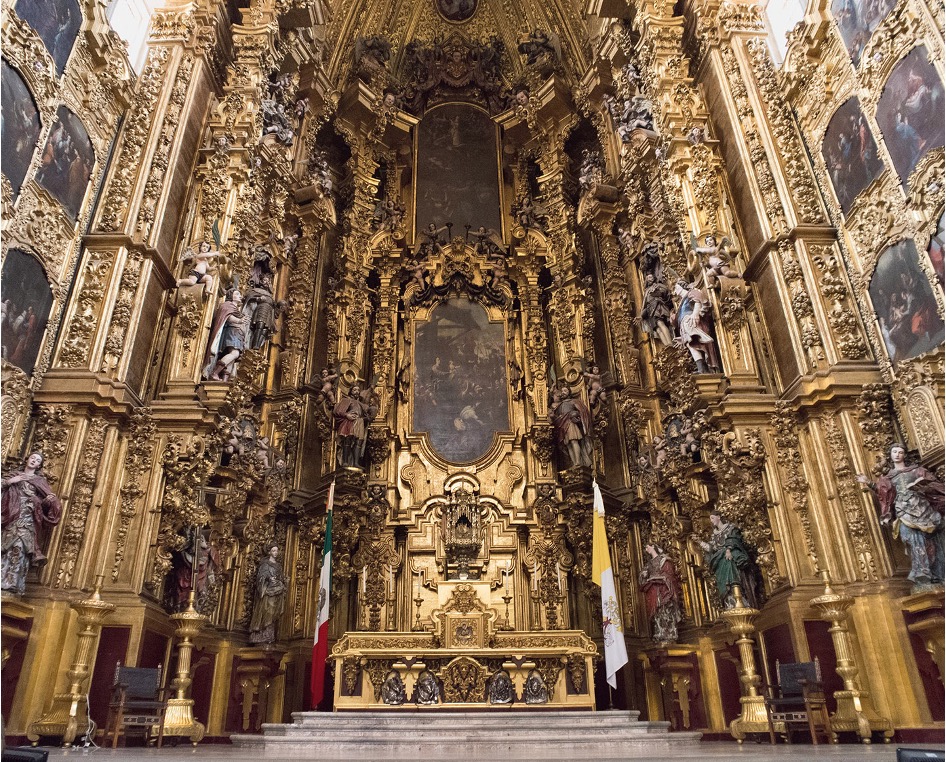 <p><span><strong>Jerónimo de Balbás, Altar of the Kings, Metropolitan Cathedral</strong>, Mexico City, 1718–37.</span></p>