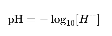 <p>a pH change of 1 = 10 fold change in conc. of hydrogen ions </p>