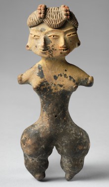 <p>Tlatilco Female Figurine (material)</p>