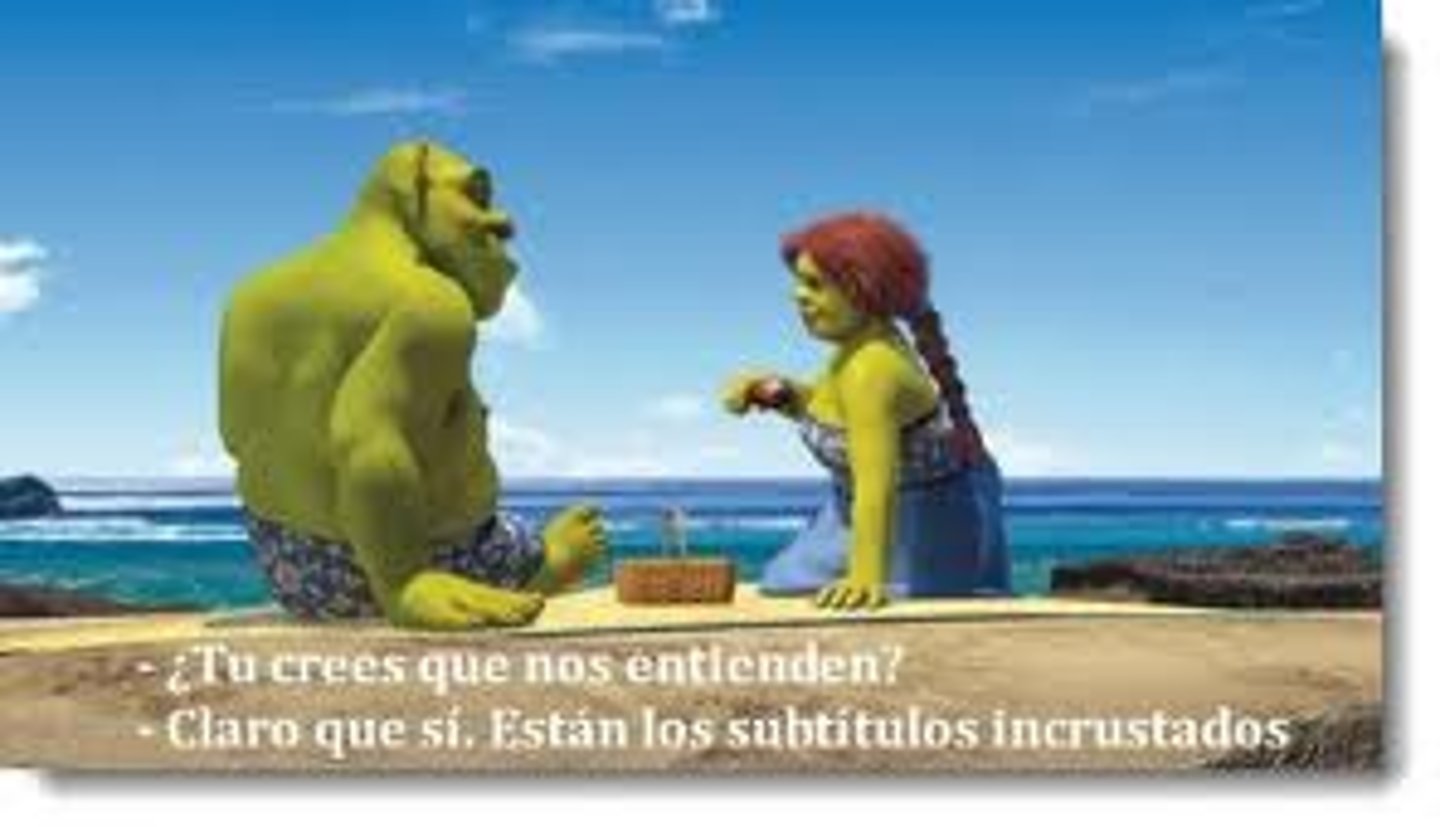 <p>Subtitled</p>