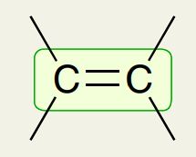 <p>Alkene C=C bond</p>