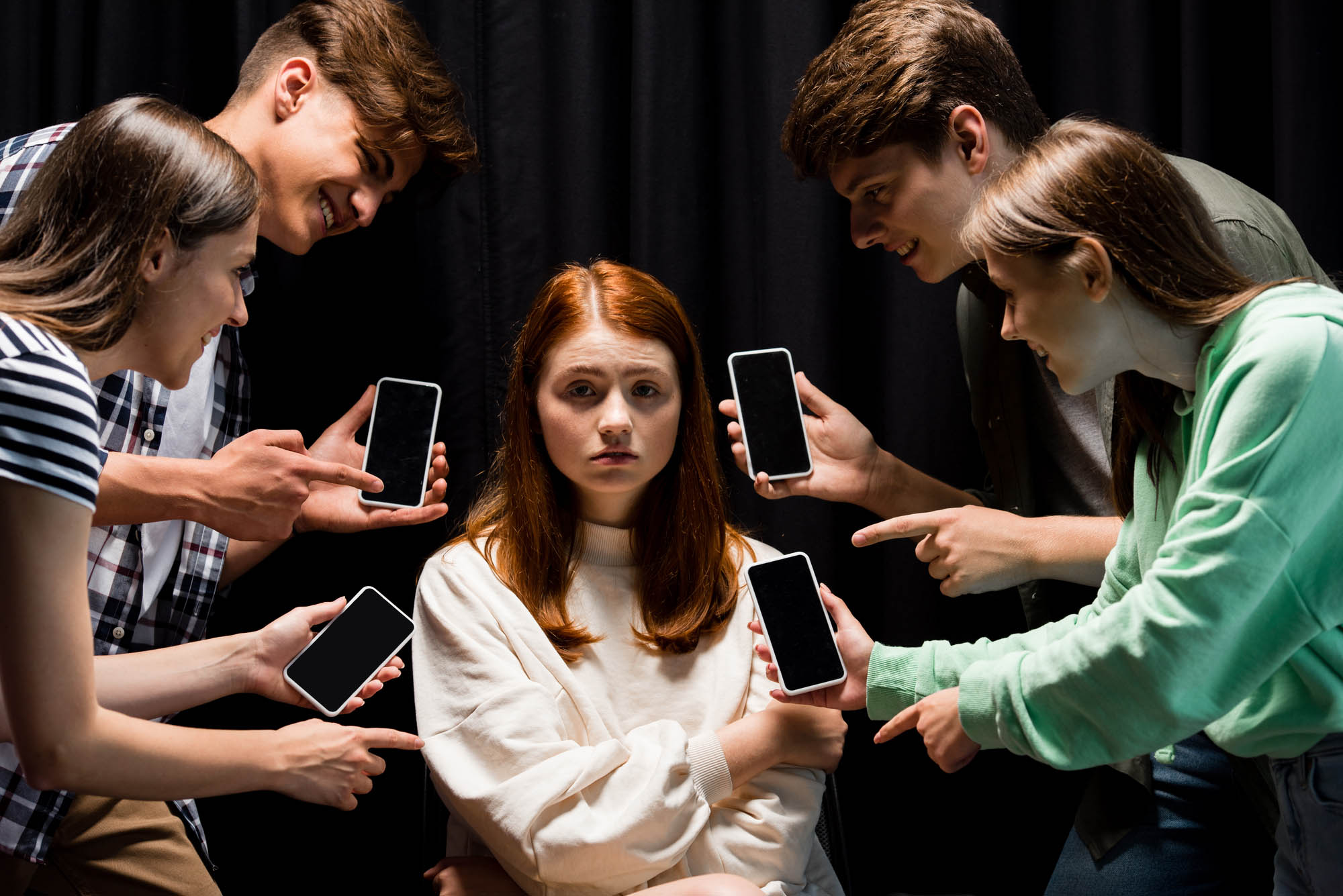 <p>·<span style="font-size: 7pt; font-family: &quot;Times New Roman&quot;">&nbsp;&nbsp;&nbsp;&nbsp;&nbsp;&nbsp; </span>Discuss risks of social media that affect a particular <u>subset of adolescents</u>: cyberbullying, addiction, and engagement with material focused on body image or self-harm (class notes)</p>