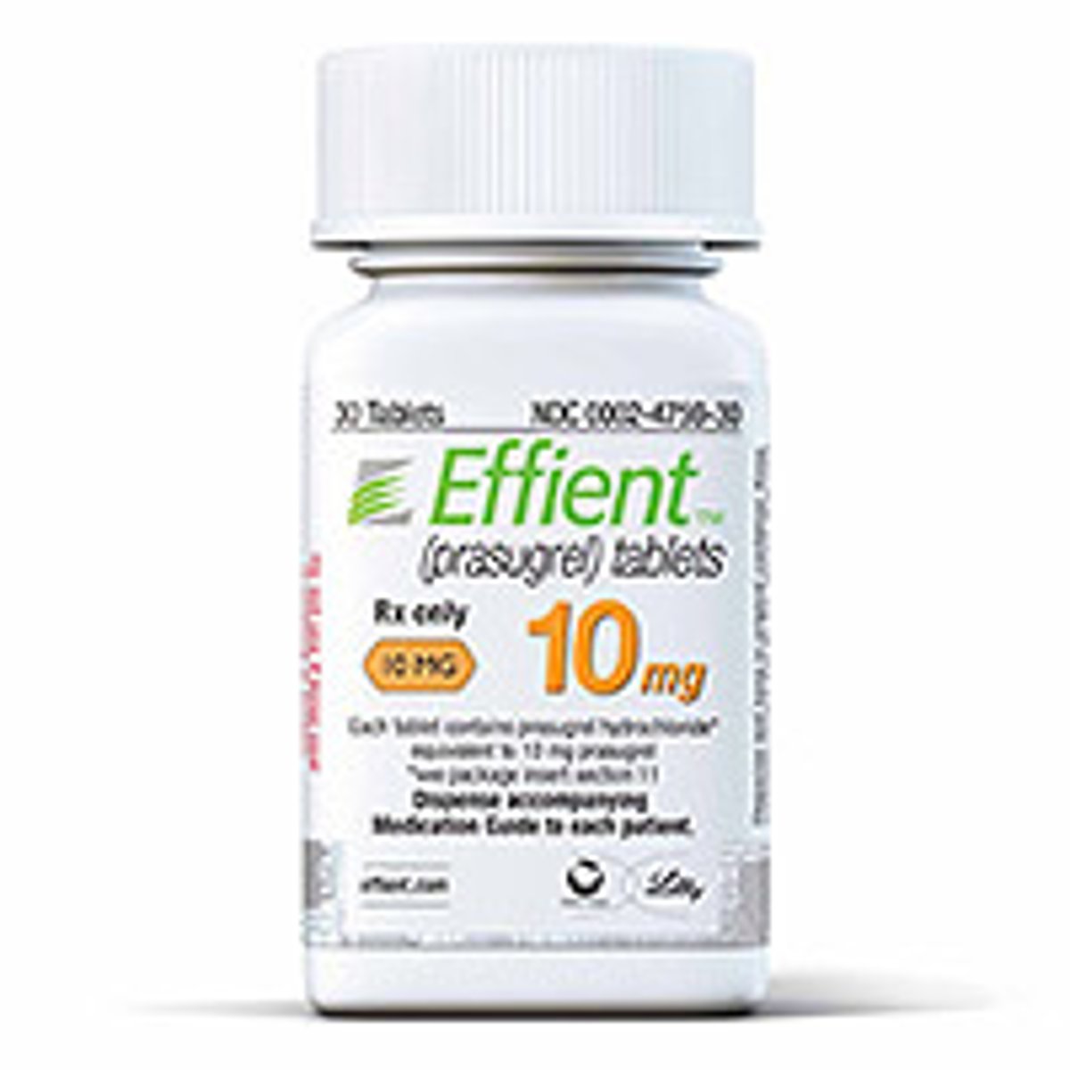 <p>Brand: Effient</p><p>Class: Antiplatelet, P2Y12 Antagonist</p><p>Indication: Reduce rate of thrombotic CV events in pts with ACS</p>