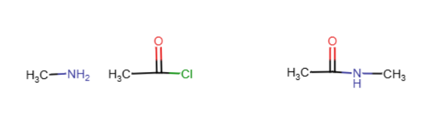 <p>Typically two different products form, especially if pyridine is involved. Typically a NH2 replaces a Cl and the NH2 loses a hydrogen, making it NH. NaOH can be used instead of pyridine, having the same effect</p>