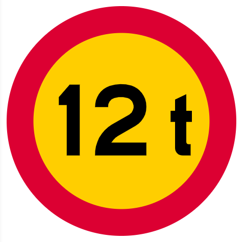 <p><span>Högsta tillåtna bruttovikt anges på märket.</span></p>