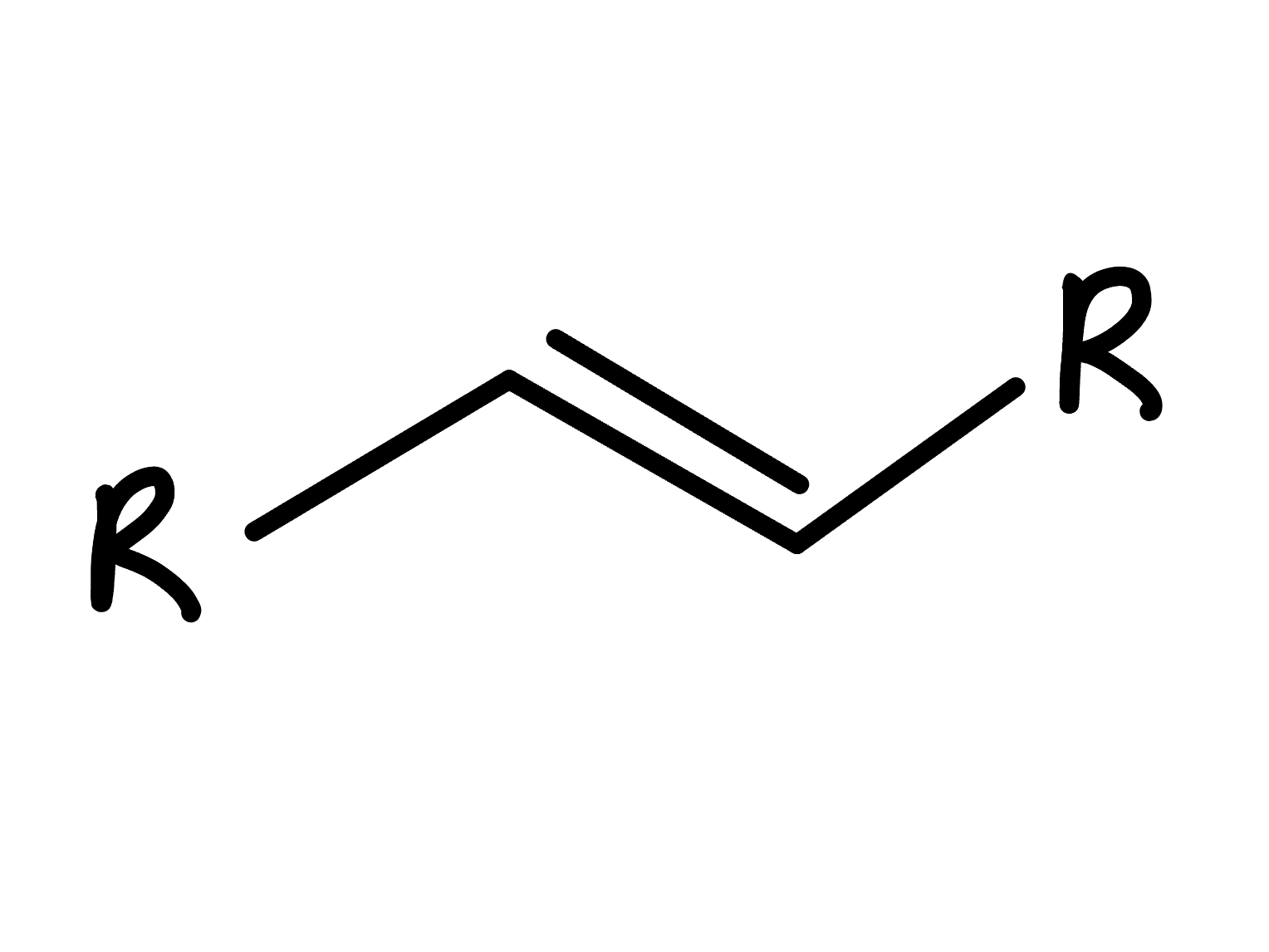 <p>carbon carbon double bond</p>