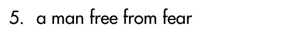 <p>Translate each word or phrase into Latin: </p>