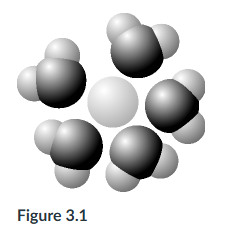 <p><em>The following question is based on Figure 3.1: solute molecule surrounded by a hydration shell of water. </em>Based on your knowledge of the polarity of water molecules, the solute molecule is most likely ___.</p>