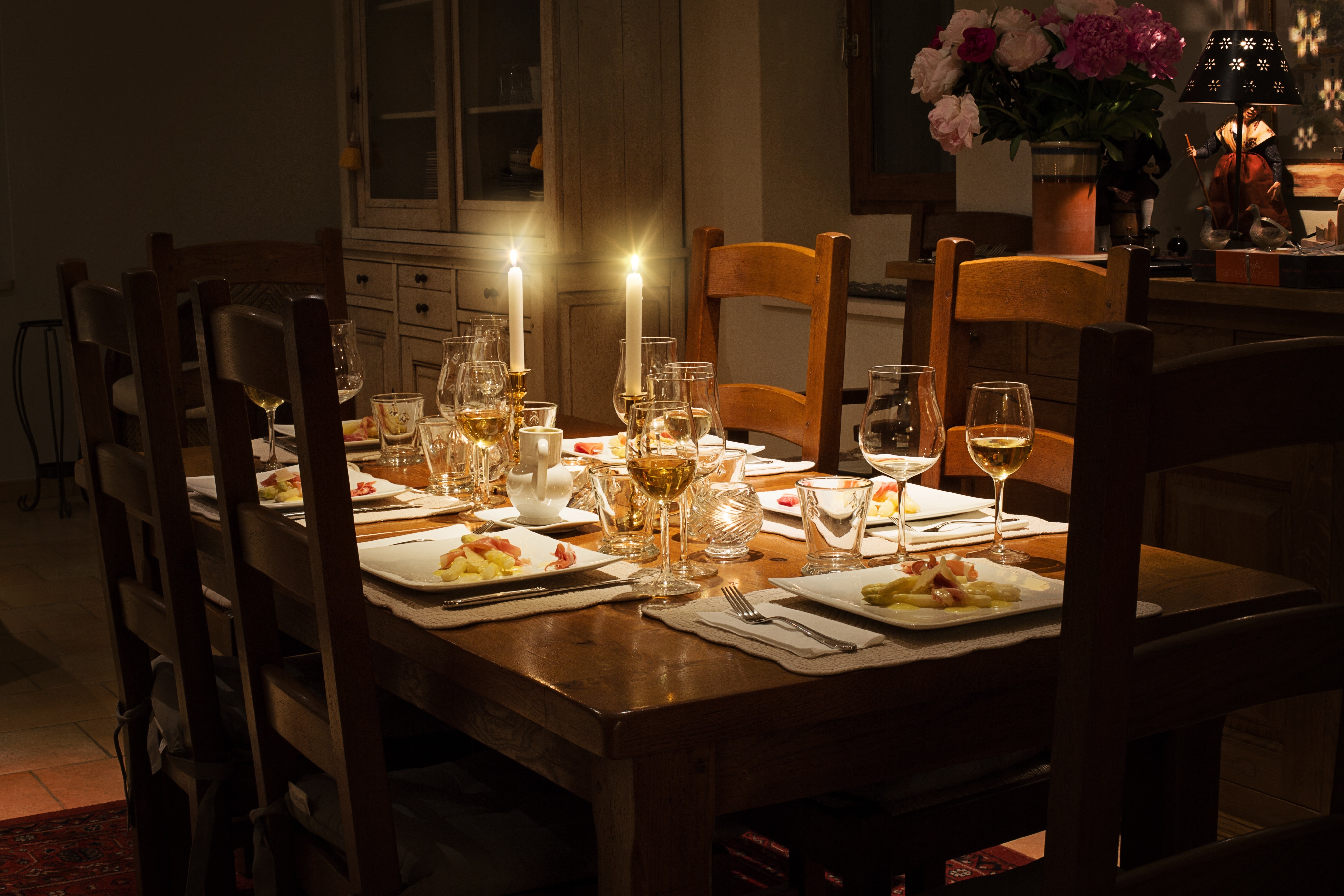 das Abendessen
