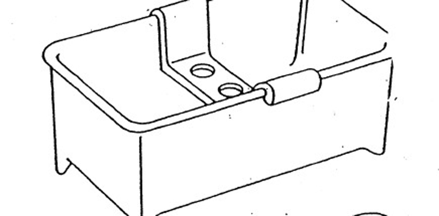 <p>container used in experiments where gas is collected</p>