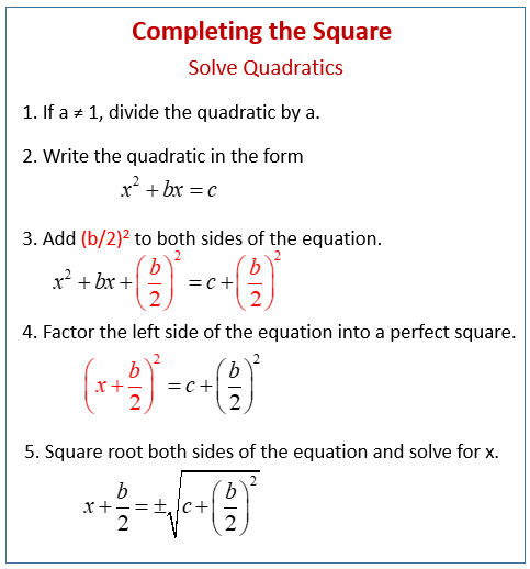 <p>Solve using completing the square. </p><p>x<sup>2</sup>+4x+1=0</p>