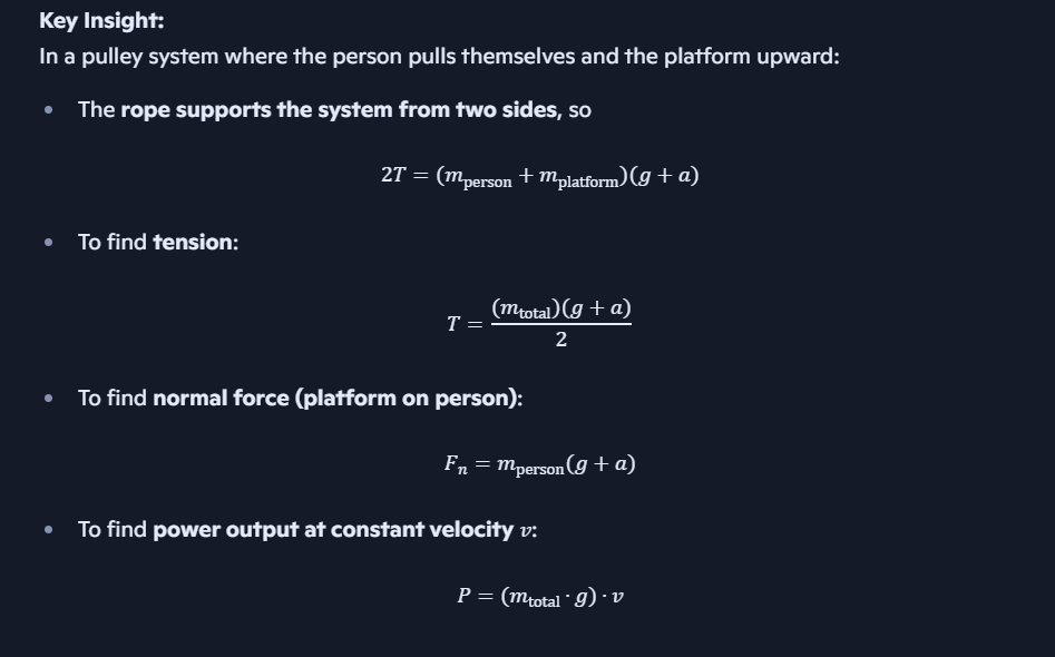 <p>Net Force 1 - with tension</p>