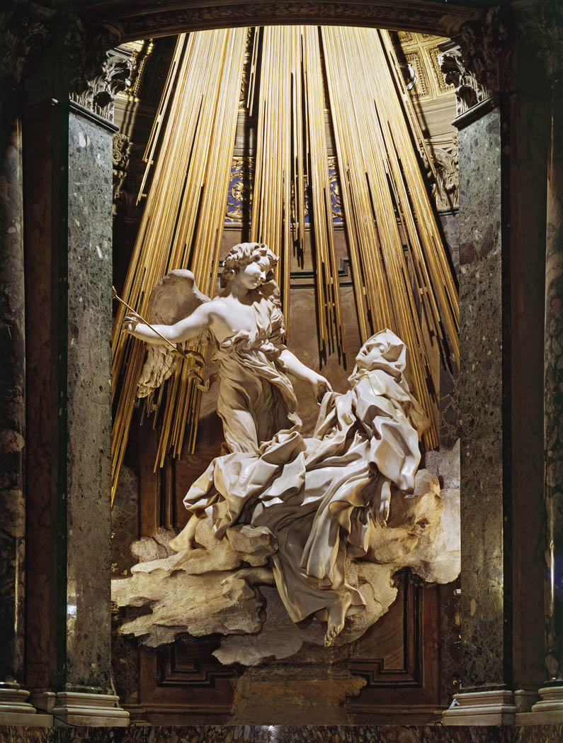 <p><span>Origin: Rome &nbsp; • Style: Baroque marble sculpture</span></p><p class="p1"><span>• Meaning: Spiritual vision expressed through intense physical emotion</span></p>
