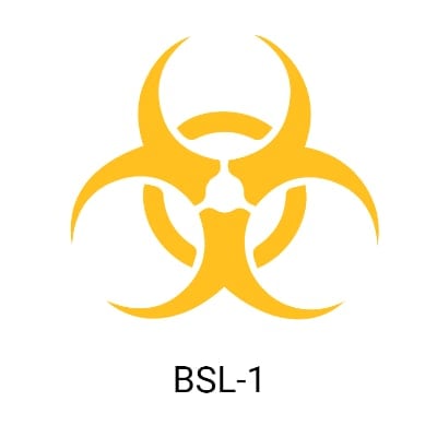 <p><strong><span style="color: rgb(0, 0, 0)">Biosafety Level 1</span></strong></p>