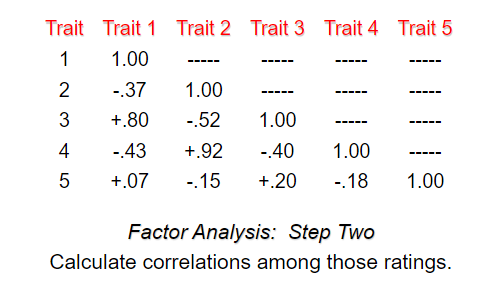 <p>Calculate correlations among those ratings</p>