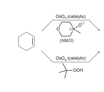 <p>Syn Dihydroxylation: KMnO4, NaOH, Cold</p>