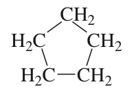 <p>cyclopentane</p>